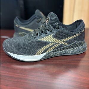 Reebok nanos black/gold
